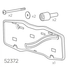 TH52372 Thule Number Plate Holder Kit